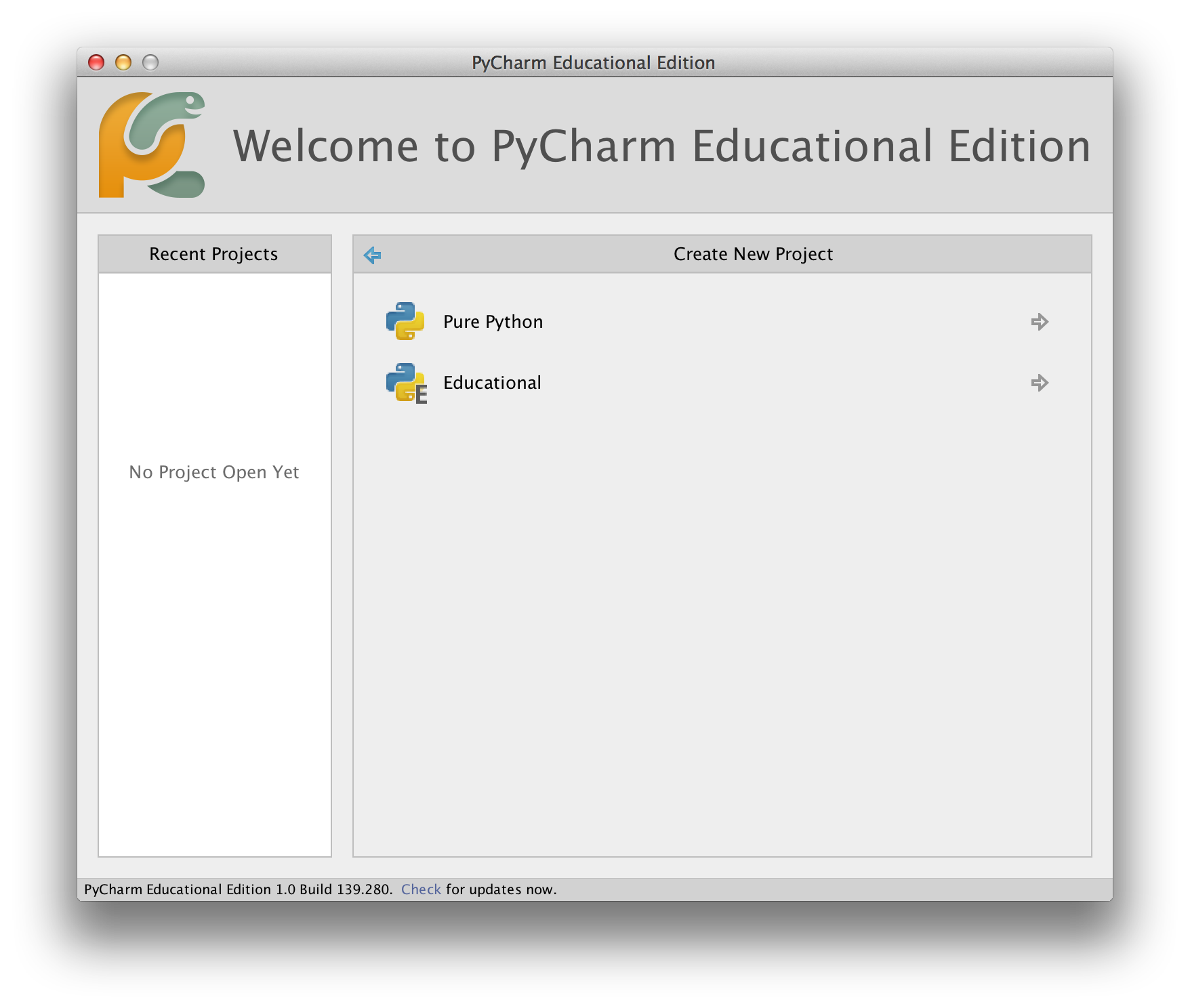 PyCharm 新建项目