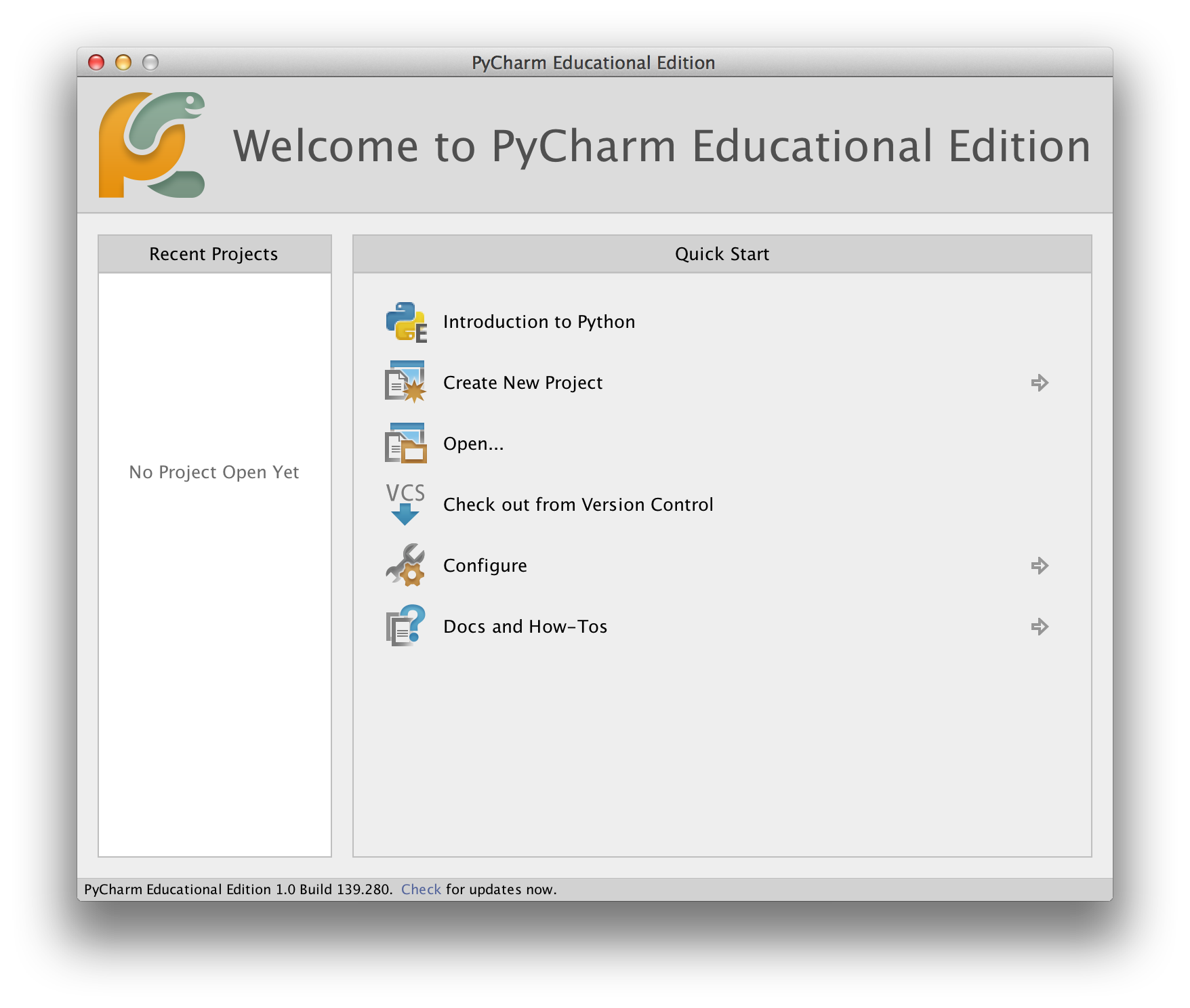 打开 PyCharm