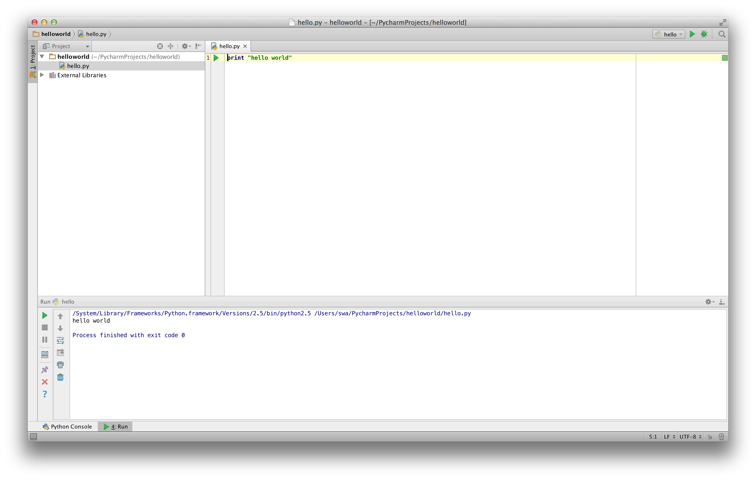 PyCharm 输出